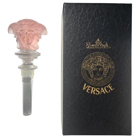 versace rosenthal medusa salzstreuer|rosenthal Versace Medusa wine stopper.